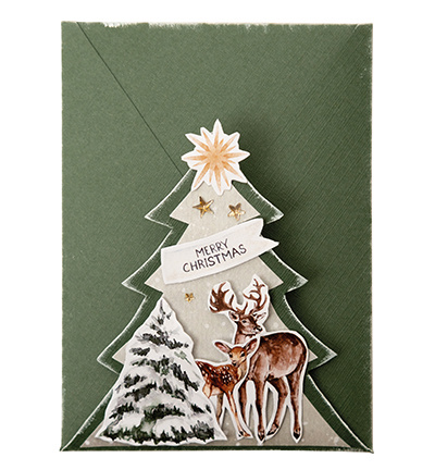 Studio Light  SL Design Paper Pad Festive Forest Essentials nr.200