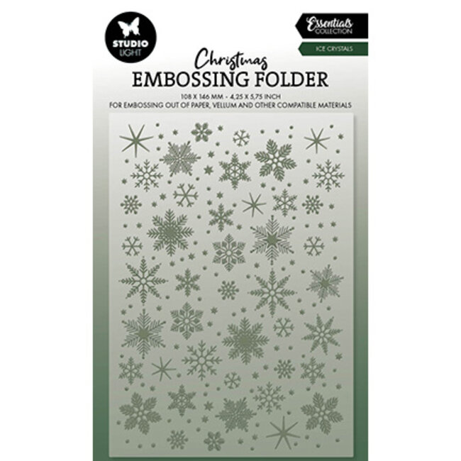 Studio Light  SL Embossing Folder Ice crystals Essentials nr.21