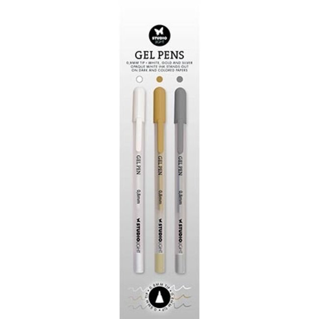 Studio Light  SL Gel Pens White, Gold and silver Essentials nr.1