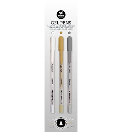 Studio Light SL Gel Pens White, Gold and silver Essentials nr.1