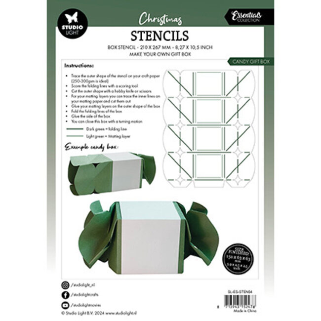 Studio Light  SL Stencil Candy Giftbox Essentials nr.04