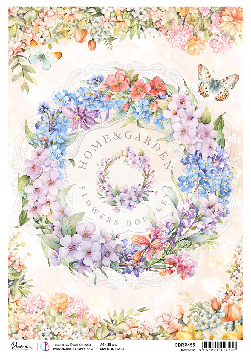 Ciao Bella RICE PAPER A4 EUPHORIA