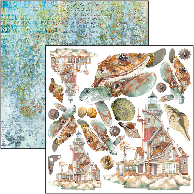 Ciao Bella CORAL REEF FUSSY CUT PAD 6"X6" 24/PKG