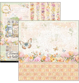 Ciao Bella FLOWER SHOP PATTERNS PAD 12"X12" 8/PKG