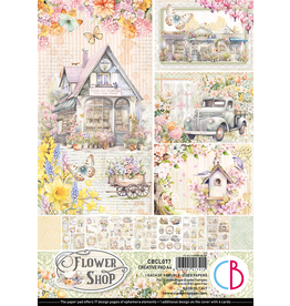 Ciao Bella FLOWER SHOP CREATIVE PAD A4 9/PKG