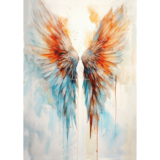 Decoupage Queen Decoupage Queen Andy Skinner Watercolor Wings II A4