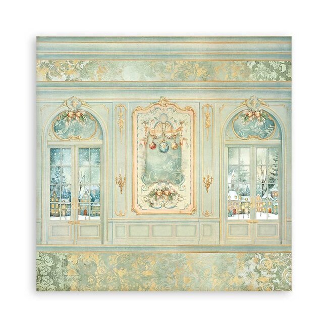 Stamperia Papierblok 20,3x20,3 cm - 22 vellen - Single Face The Nutcracker