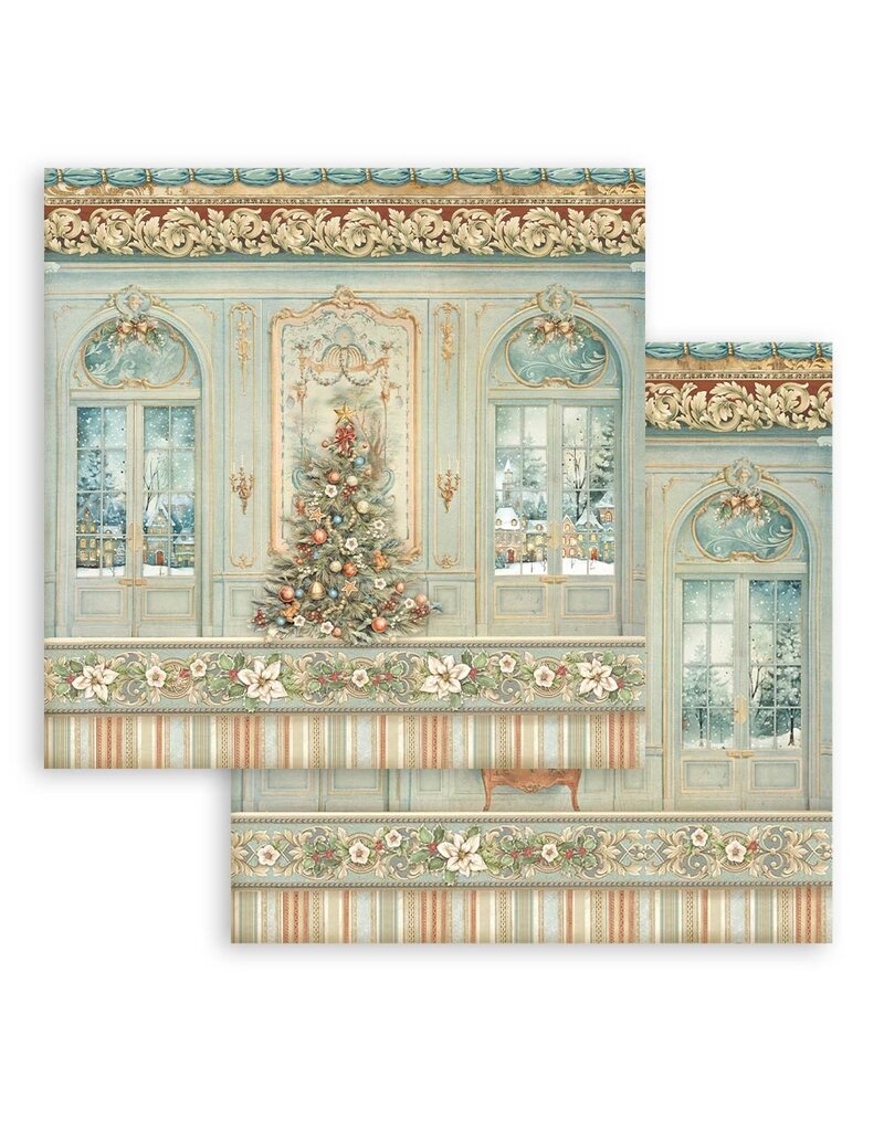 Stamperia Scrapbooking Double face sheet - The Nutcracker Christmas tree