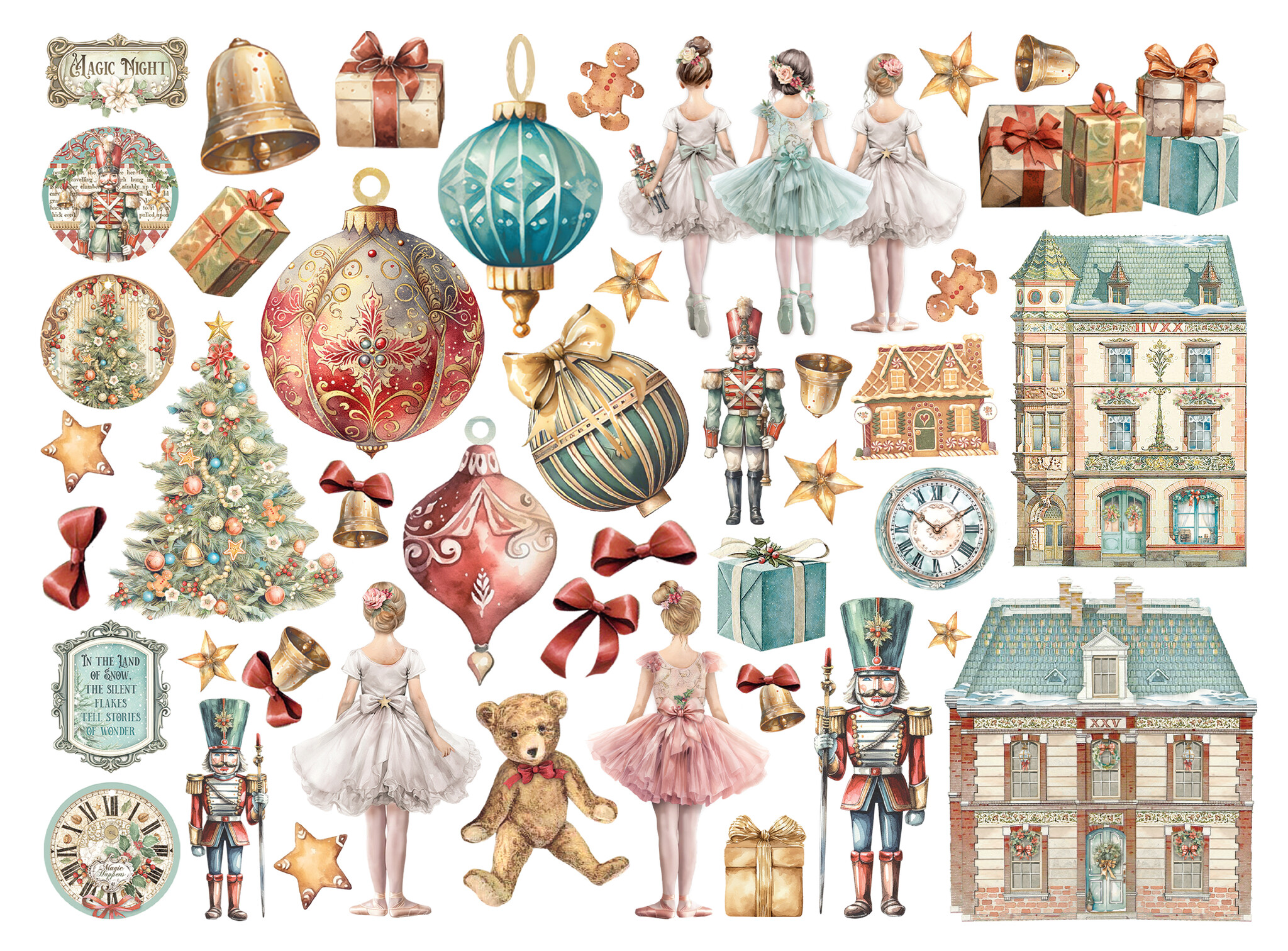Stamperia Die cuts assorted - The Nutcracker
