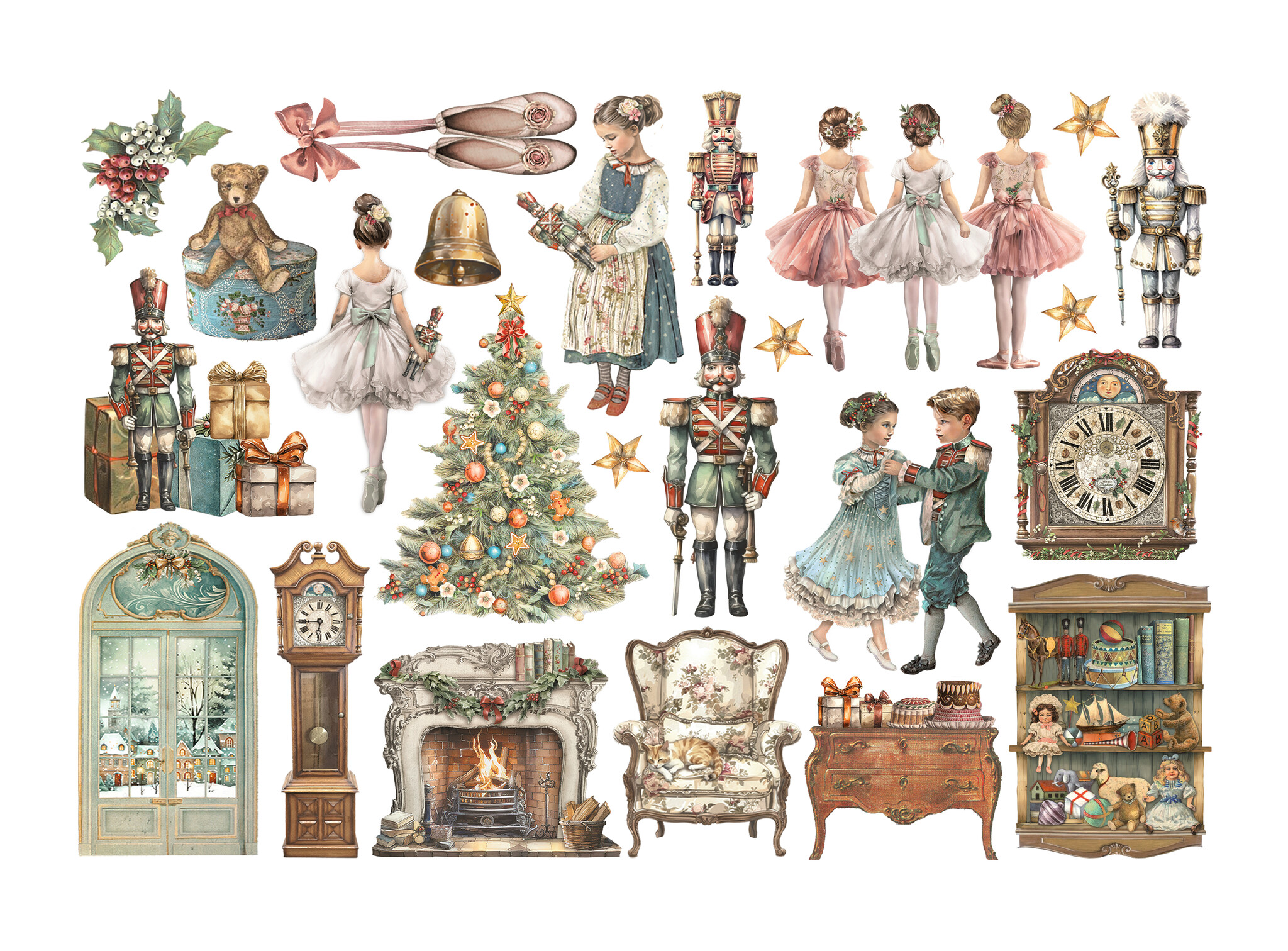 Stamperia Ephemera  - The Nutcracker