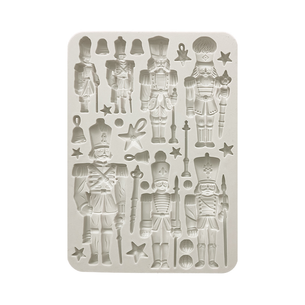 Stamperia Silicon mold A5 - The Nutcracker soldiers