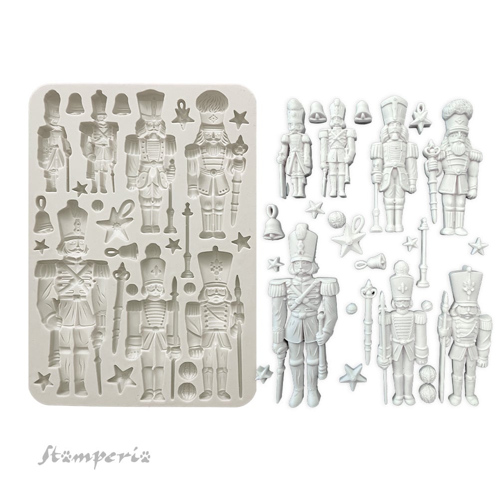 Stamperia Silicon mold A5 - The Nutcracker soldiers