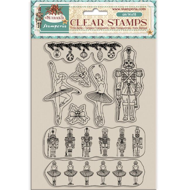 Stamperia Acrylic stamp cm 14x18 - The Nutcracker ballet and soldiers