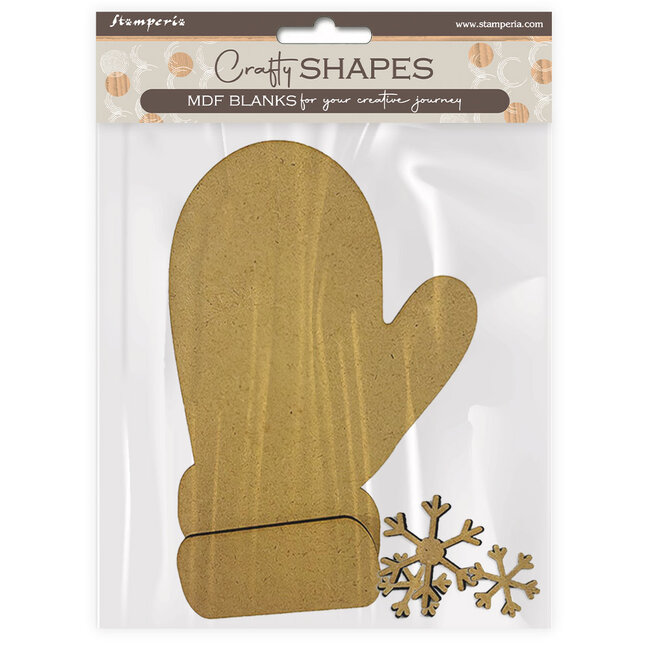 Stamperia Crafty shapes: Gloves and snowflakes