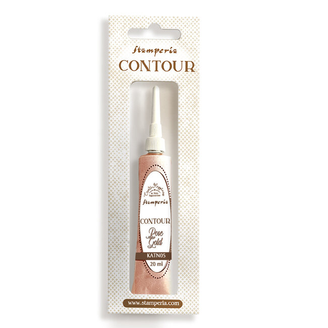 Stamperia Create Happiness Contour liner ml 20 - Rose Gold