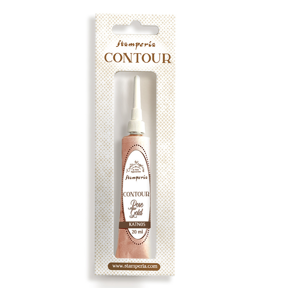 Stamperia Create Happiness Contour liner ml 20 - Rose Gold