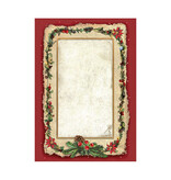 Stamperia Selection 8 Rice paper A6 backgrounds - Classic Christmas