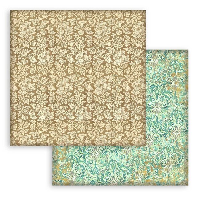 Stamperia Papierblok 30,5x30,5 cm - 10 vellen Maxi Background selection -  The  Nutcracker