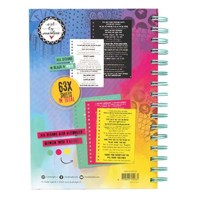 Studio Light ABM Sticky Quotes Golden oldie collector's book Essentials Collection nr.23