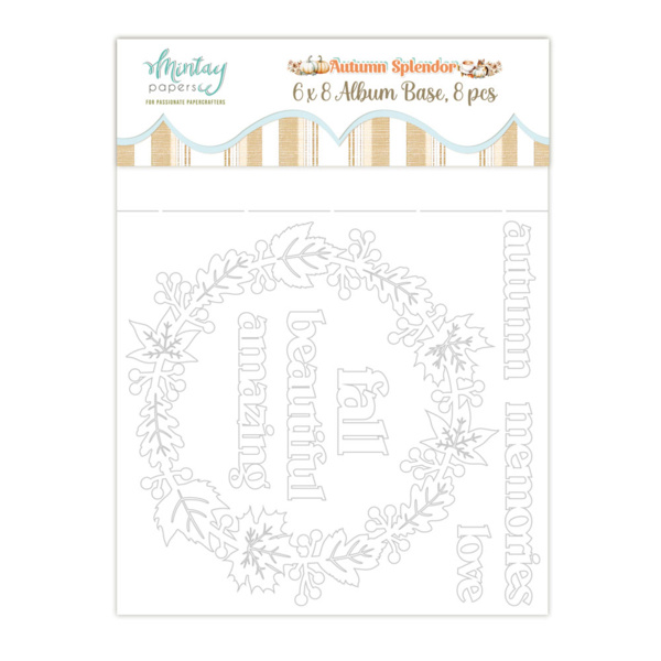 Mintay papers 6 X 8 CHIPBOARD ALBUM - AUTUMN SPLENDOR