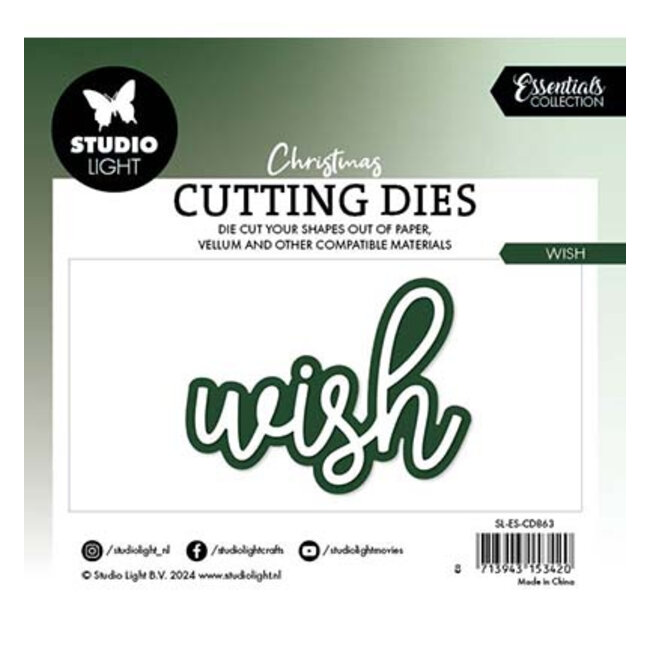 Studio Light SL Cutting Dies Wish Essentials nr.863