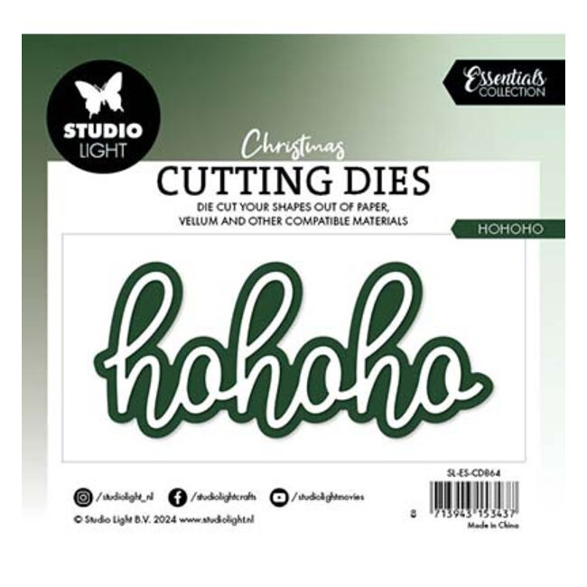 Studio Light SL Cutting Dies Hohoho Essentials nr.864