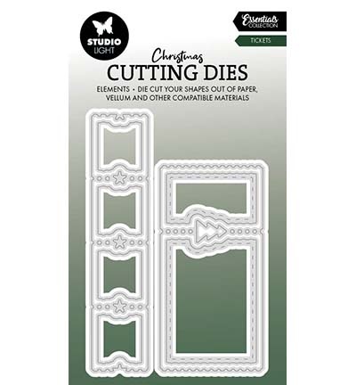 Studio Light SL Cutting Dies Christmas Ticket Essentials nr.867