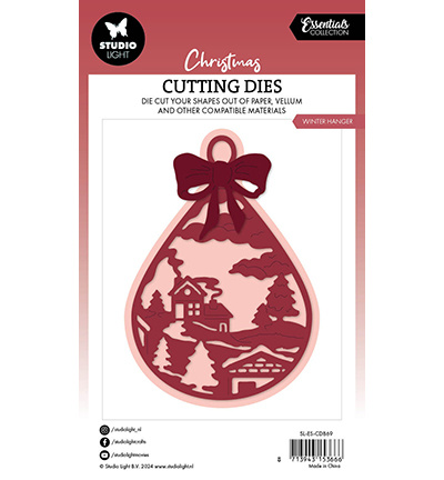 Studio Light SL Cutting Dies Winter hanger Essentials nr.869