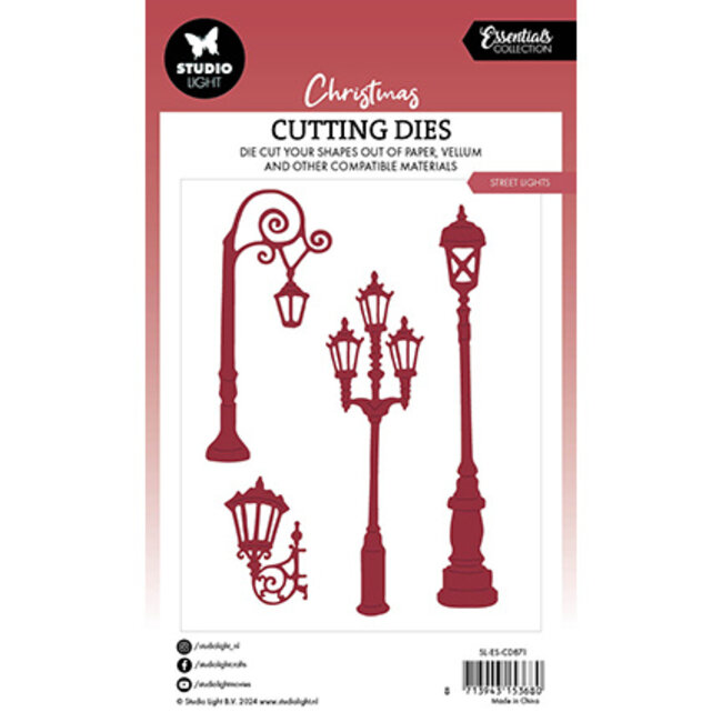 Studio Light SL Cutting Dies Street lights Essentials nr.871