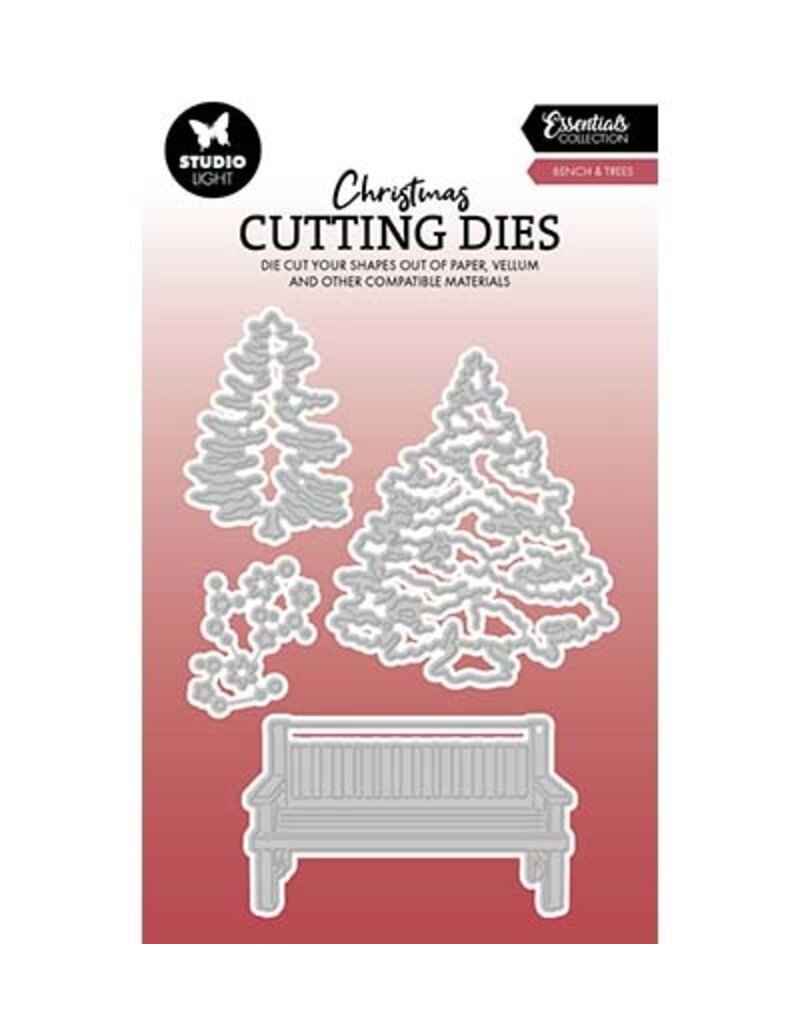 Studio Light SL Cutting Dies Bench & trees Essentials nr.872