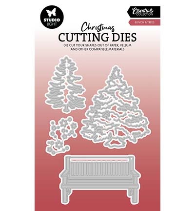 Studio Light SL Cutting Dies Bench & trees Essentials nr.872