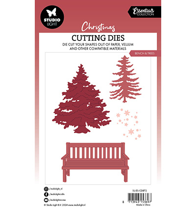 Studio Light SL Cutting Dies Bench & trees Essentials nr.872