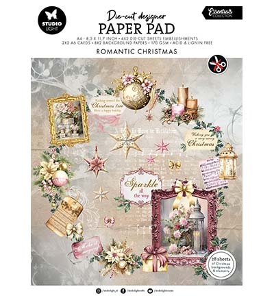 Studio Light SL Die-cut Designer PP Romantic Christmas Essentials nr.216