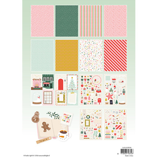 Studio Light SL Die-cut Designer PP Sweet Christmas Essentials nr.218