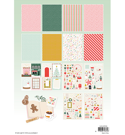 Studio Light SL Die-cut Designer PP Sweet Christmas Essentials nr.218