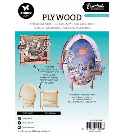 Studio Light SL Plywood Oval scenery Essentials nr.05