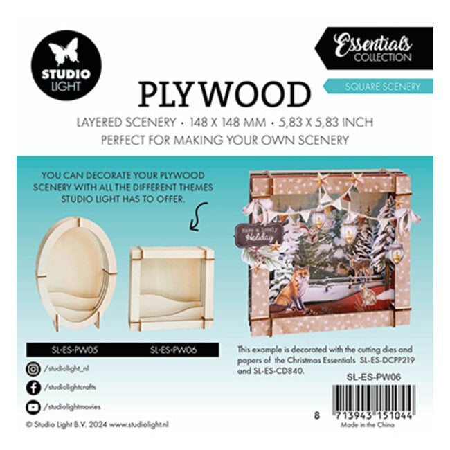 Studio Light SL Plywood Square scenery Essentials nr.06