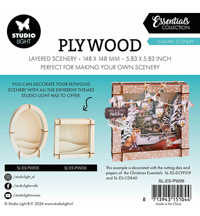 Studio Light SL Plywood Square scenery Essentials nr.06