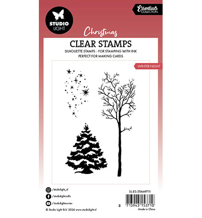 Studio Light SL Clear Stamp Winter night Essentials nr.711