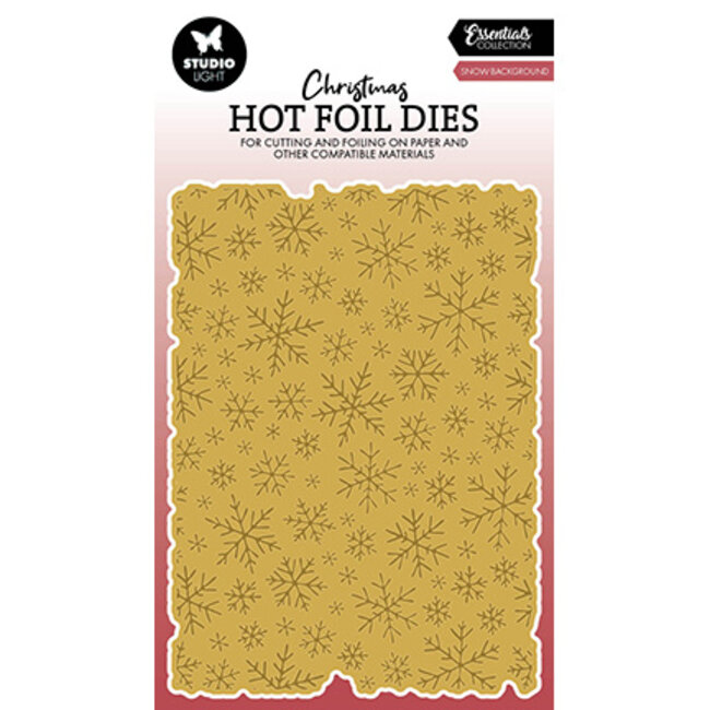 Studio Light SL Hot Foil Dies Snow background Essentials nr.11