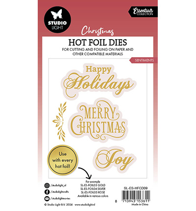 Studio Light SL Hot Foil Dies Sentiments Essentials nr.09