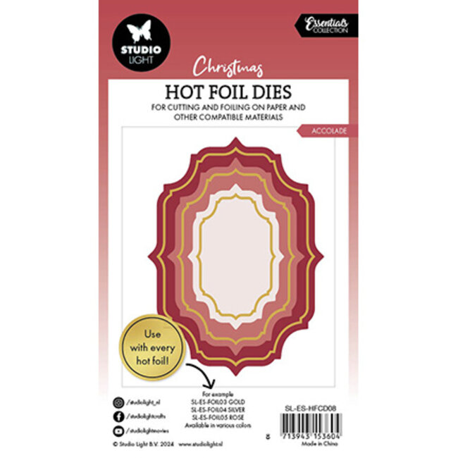Studio Light SL Hot Foil Dies Accolade Essentials nr.08