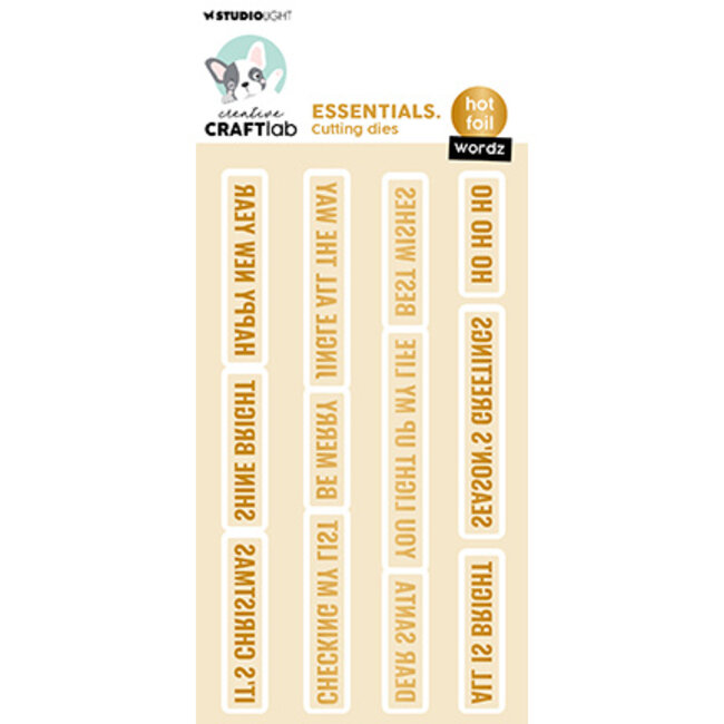 Studio Light - Creative Craftlab CCL Hot Foil Cutting Die Wordz Essentials nr.12