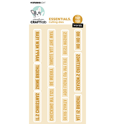 Studio Light - Creative Craftlab CCL Hot Foil Cutting Die Wordz Essentials nr.12