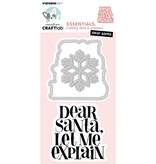 Studio Light - Creative Craftlab CCL Stamp & Cutting Die Dear Santa Essentials nr.83