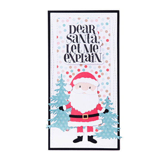 Studio Light - Creative Craftlab CCL Stamp & Cutting Die Dear Santa Essentials nr.83