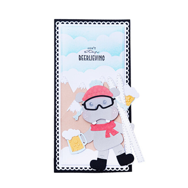 Studio Light - Creative Craftlab CCL Cutting Die Accessoires skiing Friendz nr.879