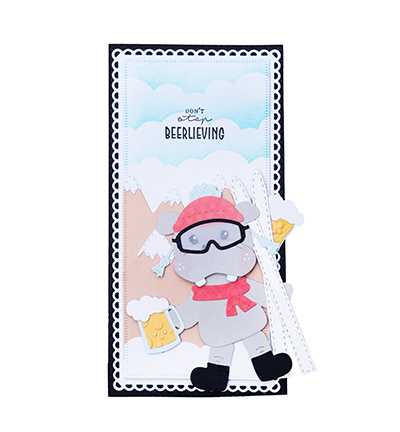 Studio Light - Creative Craftlab CCL Cutting Die Accessoires skiing Friendz nr.879