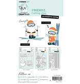 Studio Light - Creative Craftlab CCL Cutting Die Accessoires skiing Friendz nr.879