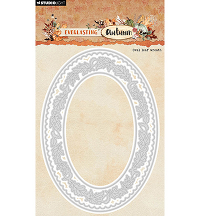 Studio Light SL Cutting Dies Oval leaf wreath Everlasting Autumn nr.880